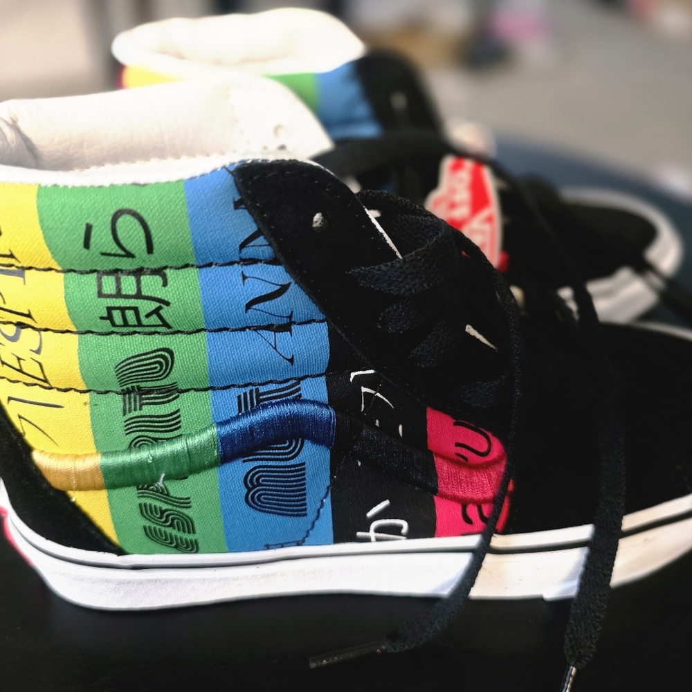 Vibrant Multicolor High-Top Kids Shoes NWT